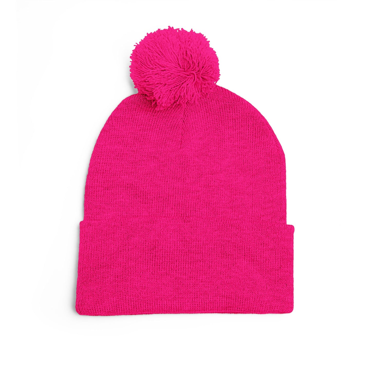Embroidered Pom-Pom Knit Cap | Perfect Winter Beanie for Pet Lovers | Birthday, Christmas, Animal Lover Gift, Cute Accessories