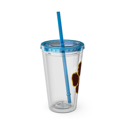 Sunsplash Tumbler with Straw, 16oz