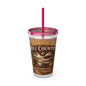 Hill Country Coffee Company 16oz Tumbler with Straw — Iced Coffee Travel Cup