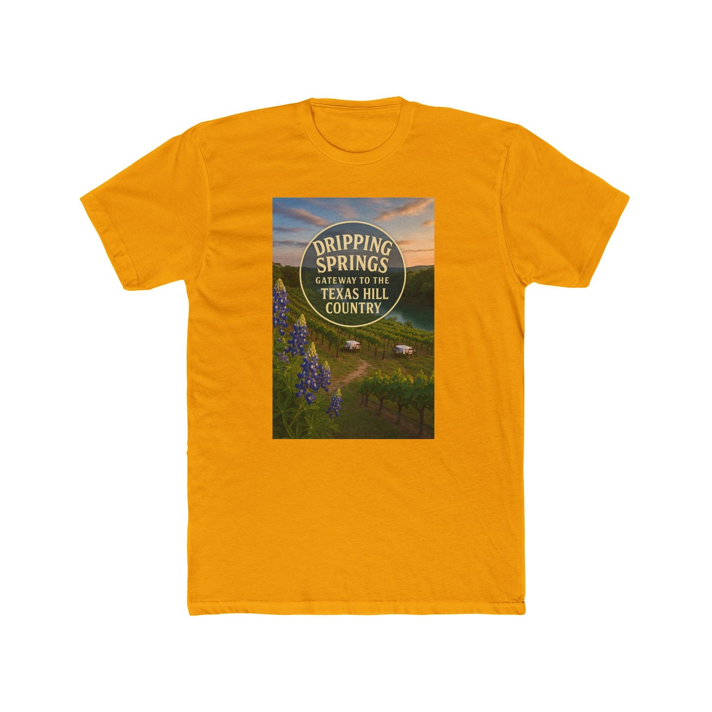 Dripping Springs Gateway to the Hill Country Tee — Scenic Texas Souvenir