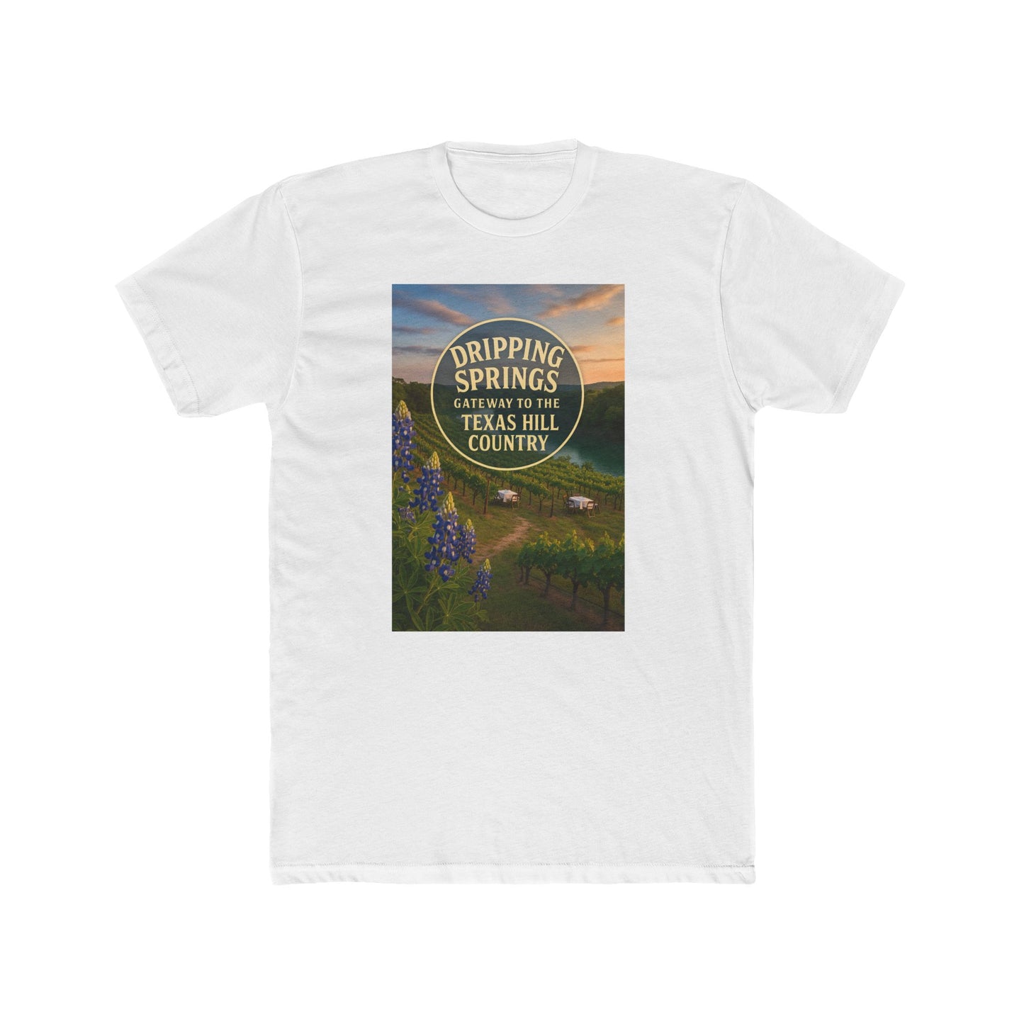 Dripping Springs Gateway to the Hill Country Tee — Scenic Texas Souvenir