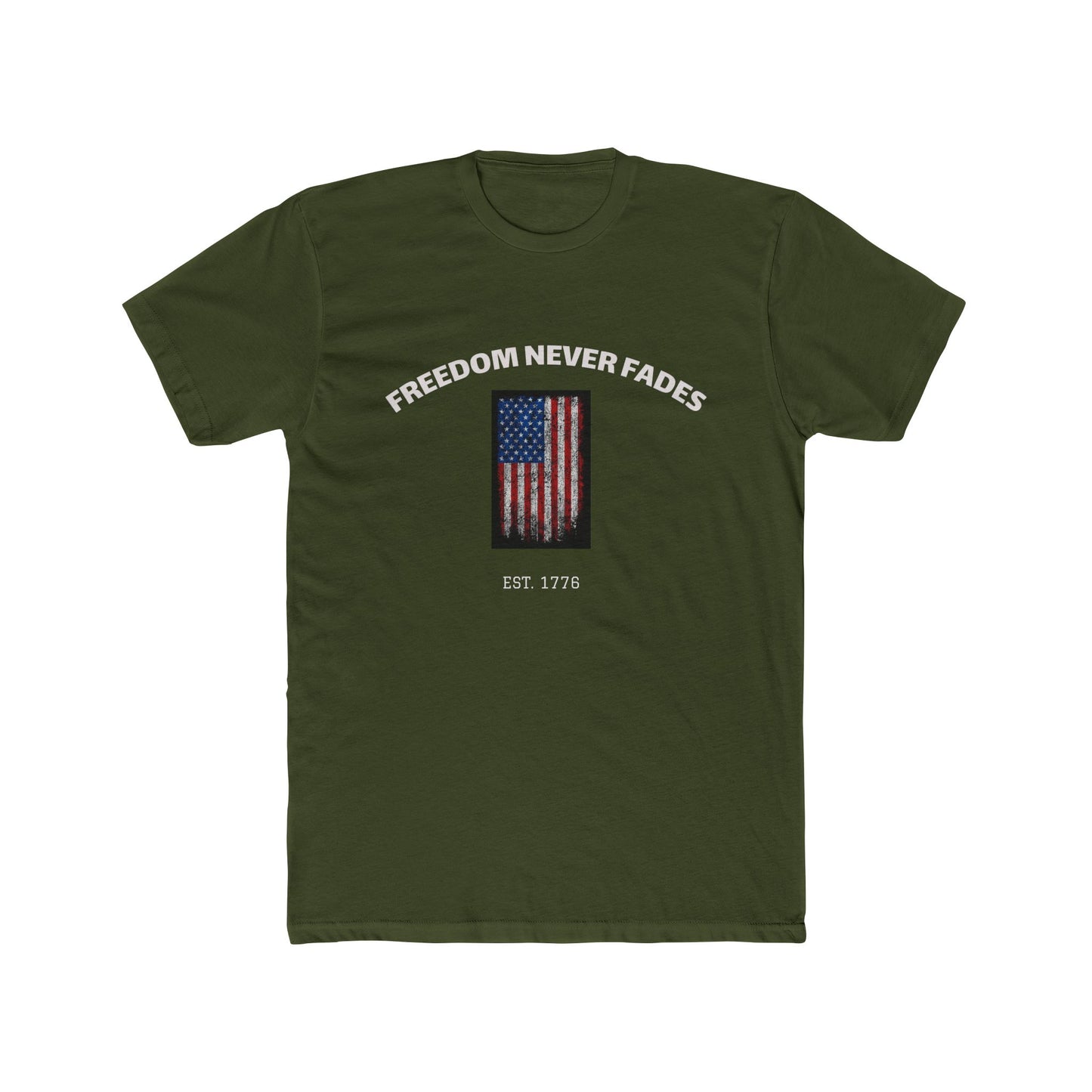 Freedom Never Fades  American Flag USA Pride T-Shirt