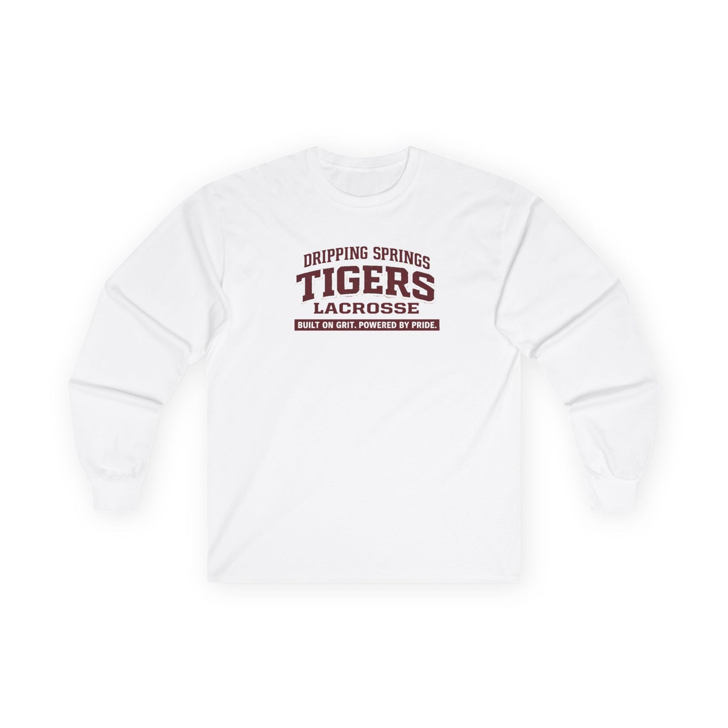 Tigers Lacrosse "Built on Grit" Long Sleeve Tee