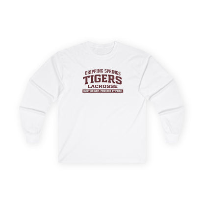 Tigers Lacrosse "Built on Grit" Long Sleeve Tee