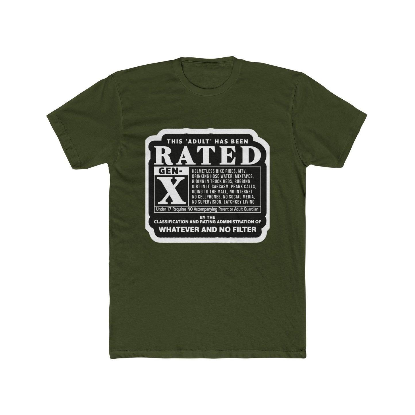 Gen X Tee — Retro 80s/90s Nostalgia T-Shirt