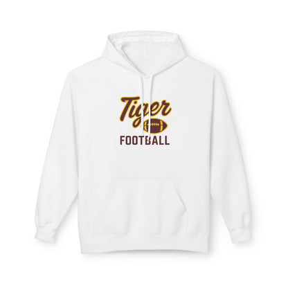 "TIGER FOOTBALL"  Unisex Midweight Softstyle Fleece Hoodie- 6 color options