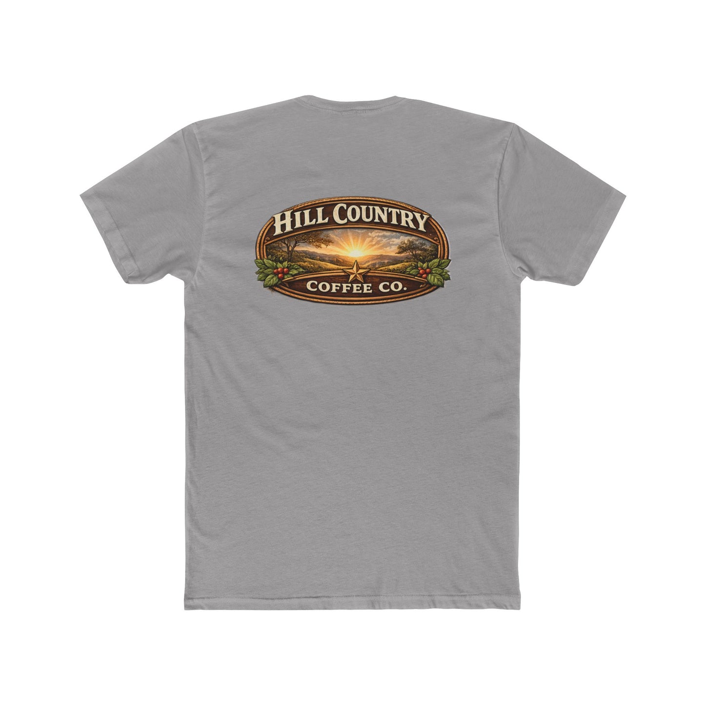 Hill Country Coffee Company Tee — Coffee Shop Logo T-Shirt #2
