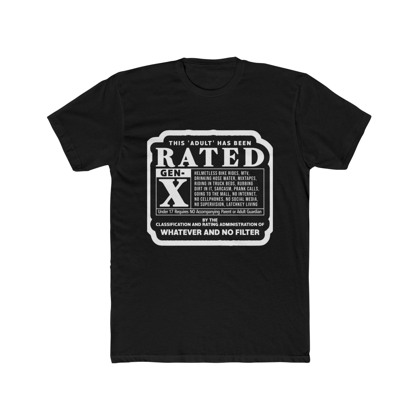 Gen X Tee — Retro 80s/90s Nostalgia T-Shirt
