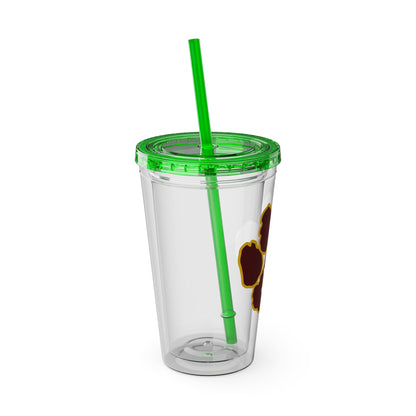 Sunsplash Tumbler with Straw, 16oz