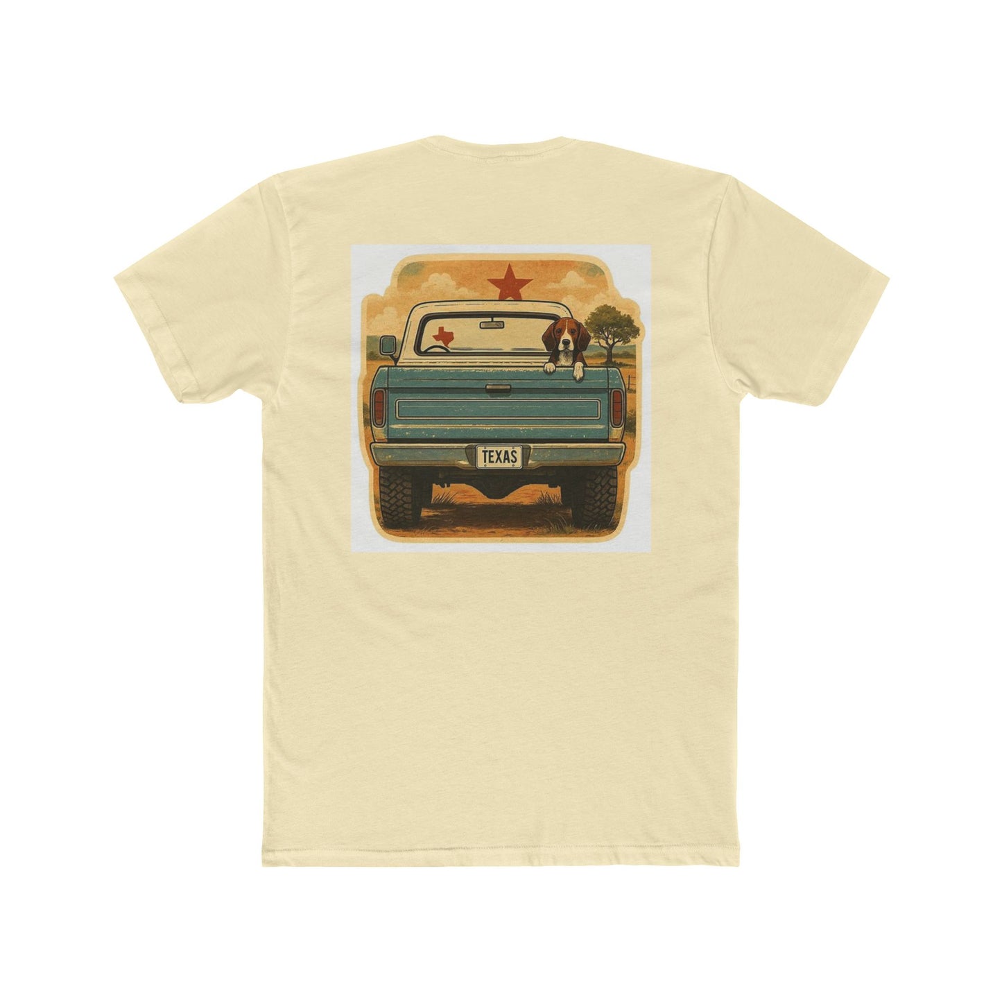 Texas Truck & Loyal Dog T-Shirt — Rustic Lone Star Trucking Tee