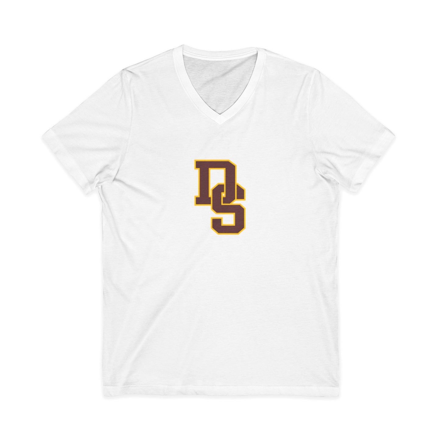 DS  V‑Neck Tee , Classic Collegiate Logo Shirt