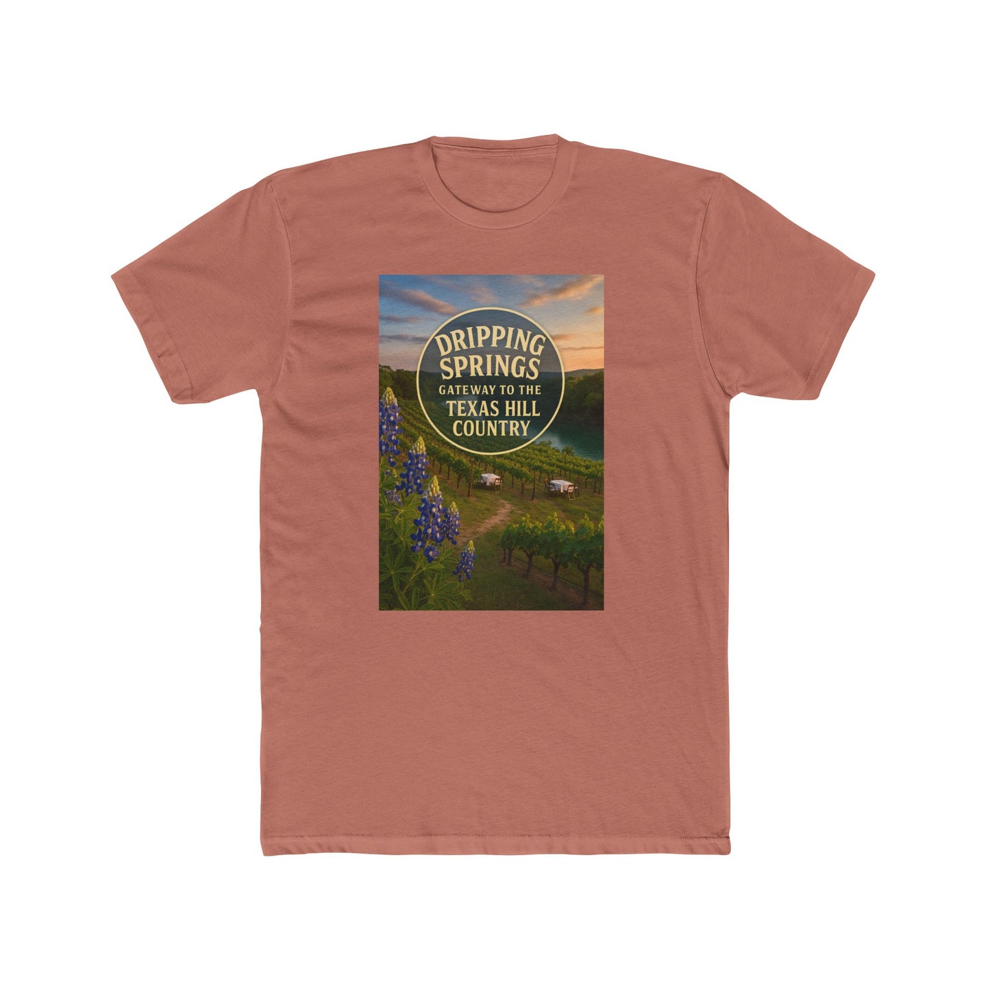 Dripping Springs Gateway to the Hill Country Tee — Scenic Texas Souvenir