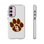 Phone Case — Maroon & Gold Paw Print with DS Monogram