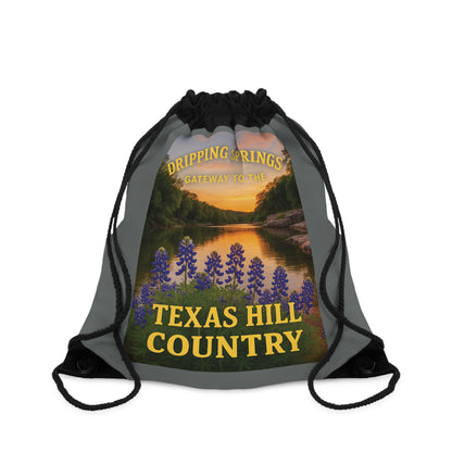 Dripping Springs Tigers Drawstring Bag — School Spirit Gym Sack