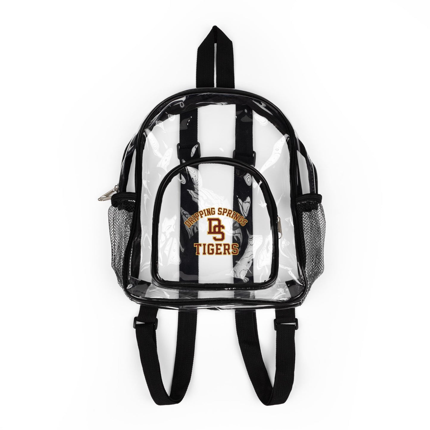 Clear Stadium Backpack – See-Through School & Event Bag with Team Logo (Tigers)