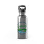 Gateway to hill country Stainless Steel Water Bottle With Straw, 20oz