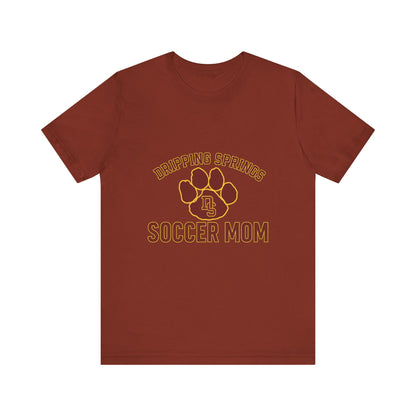 "SOCCER MOM" Unisex Jersey Short Sleeve Tee, 9 color options