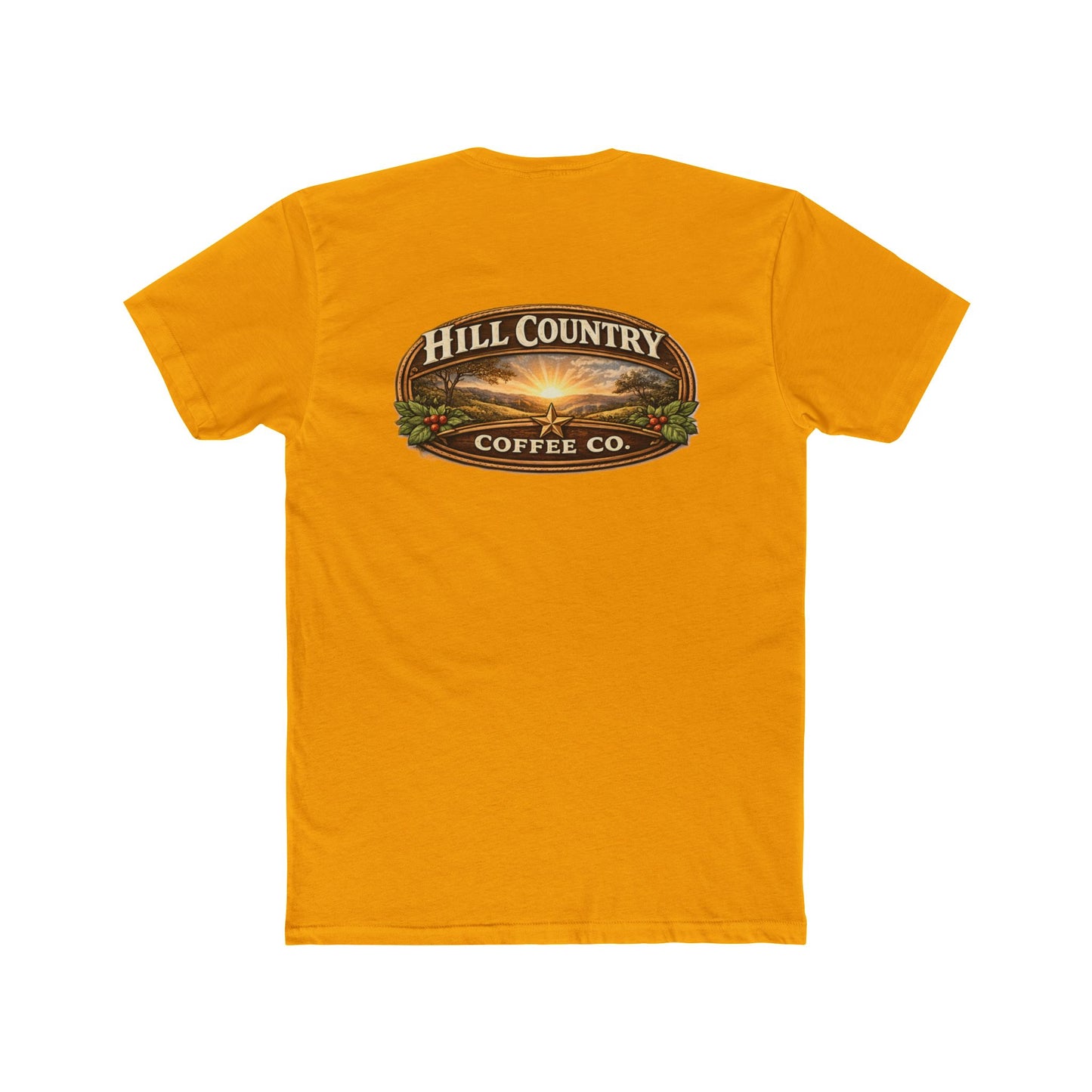 Hill Country Coffee Company Tee — Coffee Shop Logo T-Shirt #2