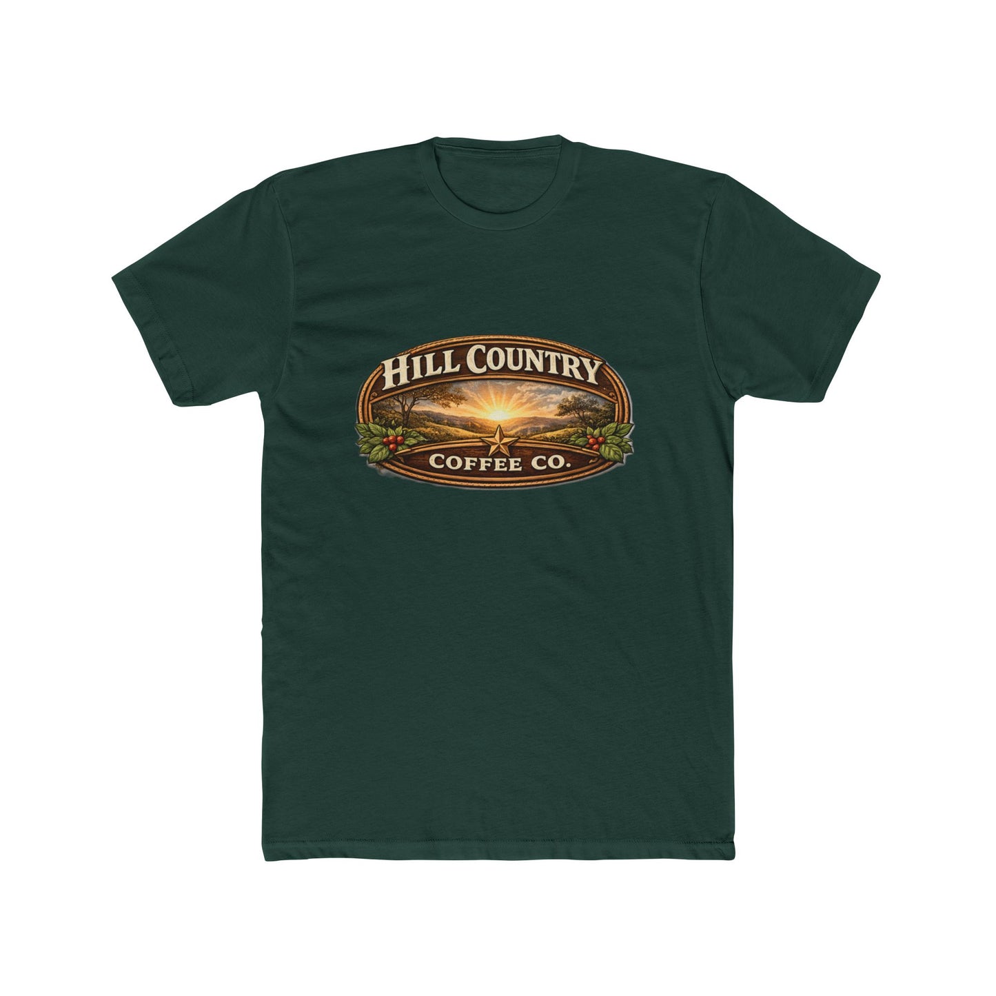 Hill Country Coffee Company Tee — Coffee Shop Logo T-Shirt