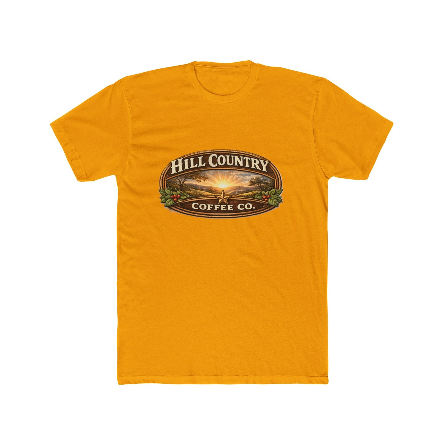 Hill Country Coffee Company Tee — Coffee Shop Logo T-Shirt