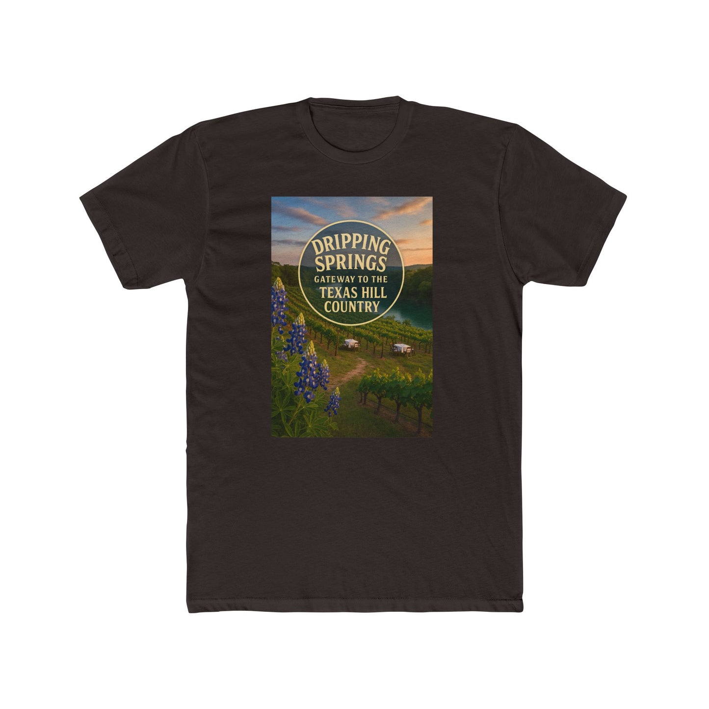 Dripping Springs Gateway to the Hill Country Tee — Scenic Texas Souvenir