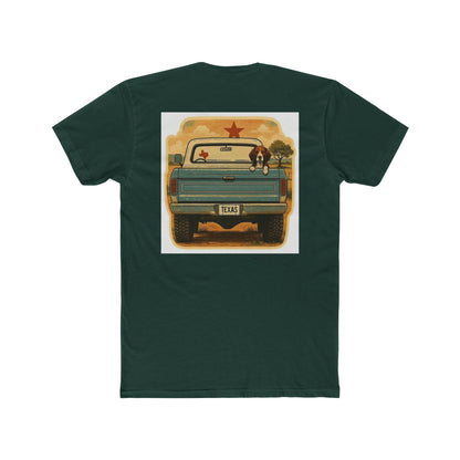 Texas Truck & Loyal Dog T-Shirt — Rustic Lone Star Trucking Tee