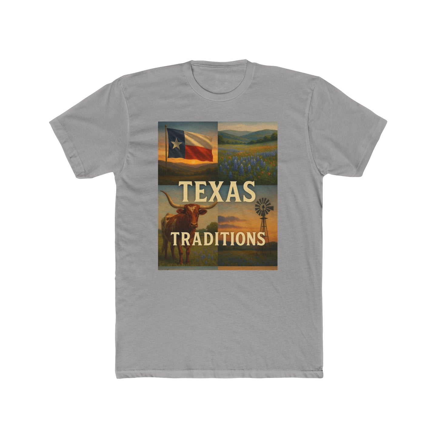 Texas Traditions T-Shirt — Rustic Lone Star Crew Tee