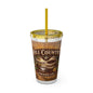 Hill Country Coffee Company 16oz Tumbler with Straw — Iced Coffee Travel Cup