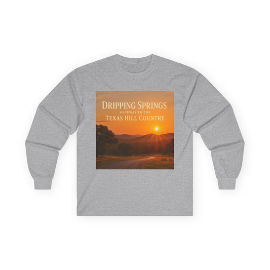 Long Sleeve Tee – Custom Monogram Design - 5 color options