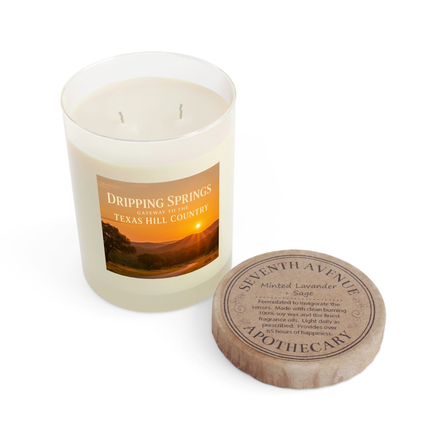 Dripping Springs Sunset Scented Candle — Texas Hill Country 11oz