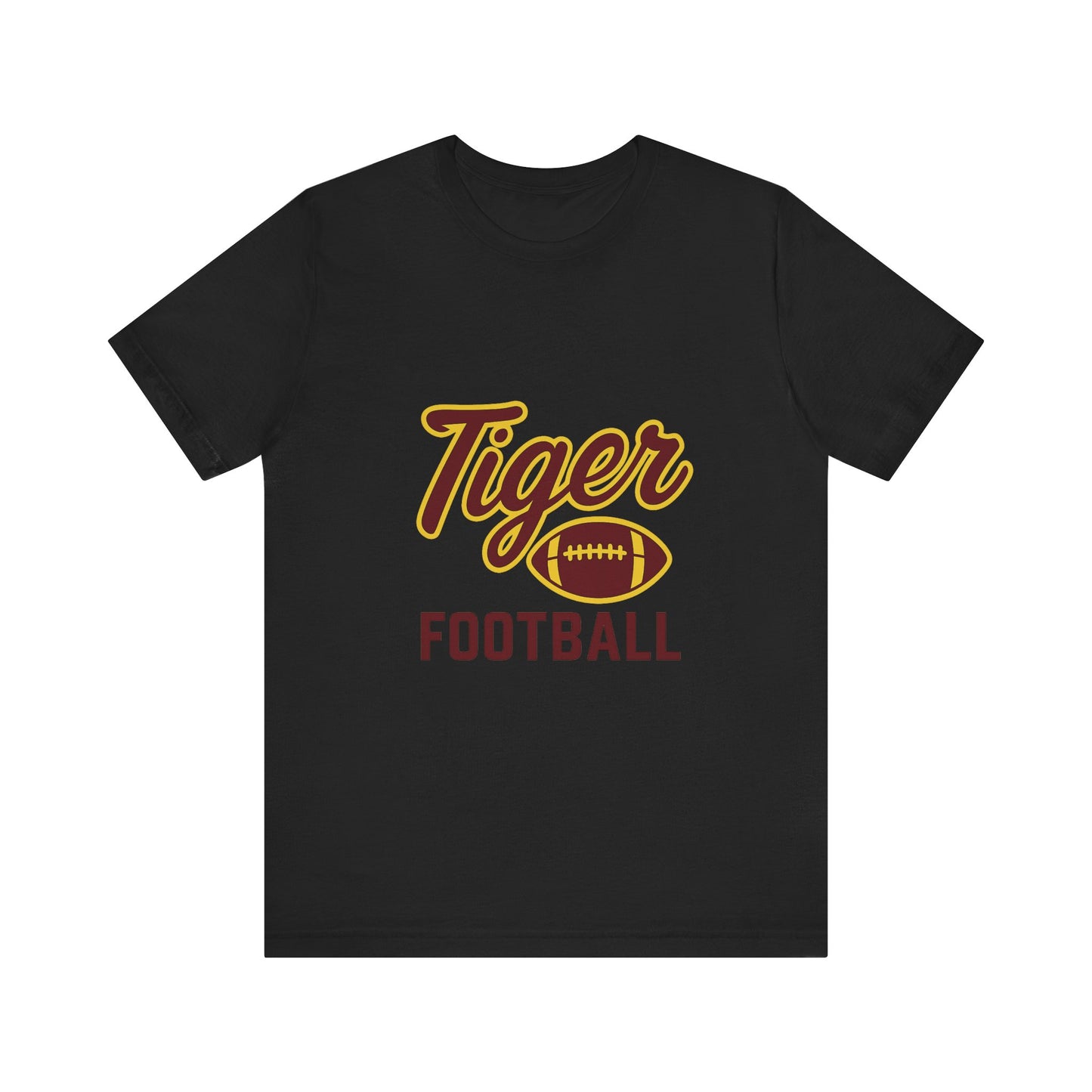 "TIGER FOOTBALL" Unisex Jersey Short Sleeve Tee- 7 color options