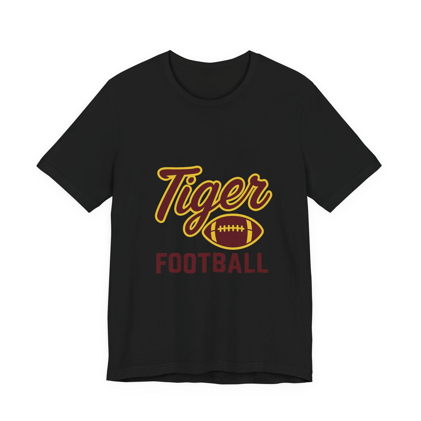 "TIGER FOOTBALL" Unisex Jersey Short Sleeve Tee- 7 color options