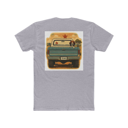 Texas Truck & Loyal Dog T-Shirt — Rustic Lone Star Trucking Tee