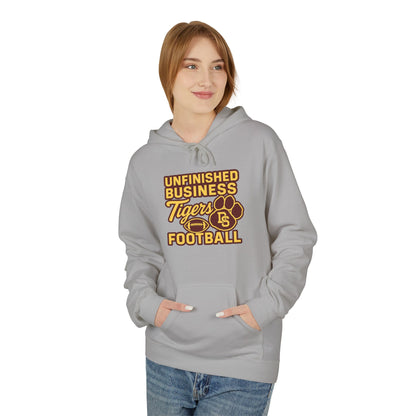 "Unfinished Business TIGER FOOTBALL"  Unisex Midweight Softstyle Fleece Hoodie - 6 color options