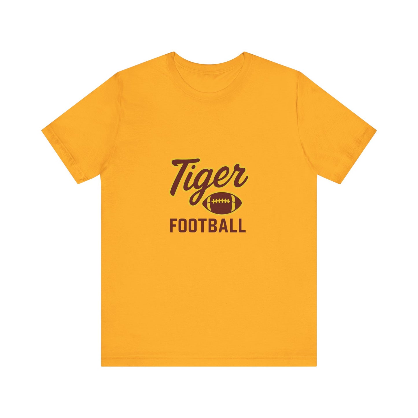 "UNFINISHED BUSINESS TIGER FOOTBALL"  Unisex Jersey Short Sleeve Tee ( 7 color options available)