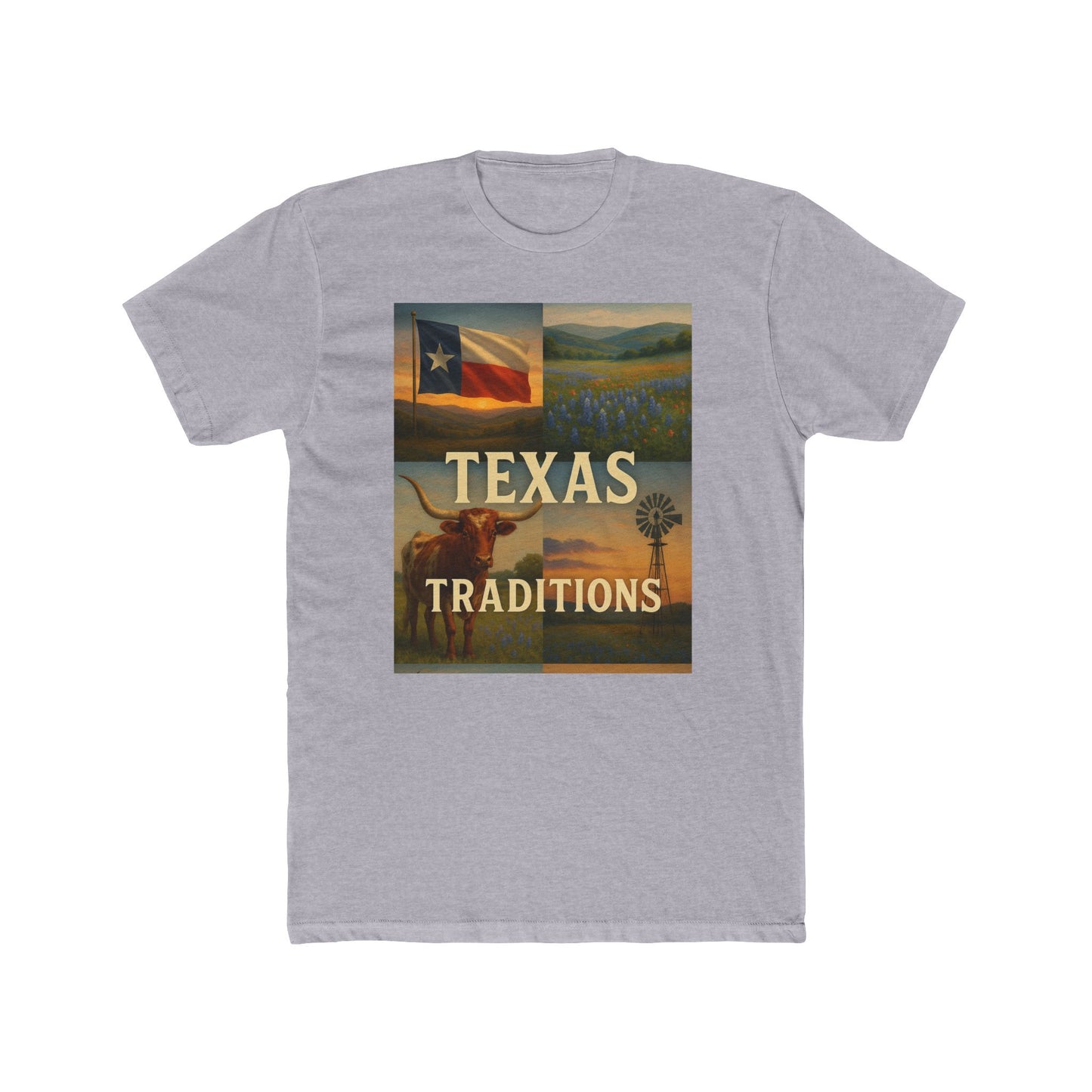 Texas Traditions T-Shirt — Rustic Lone Star Crew Tee