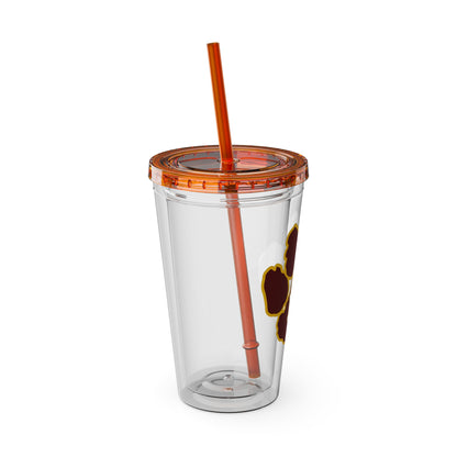 Sunsplash Tumbler with Straw, 16oz