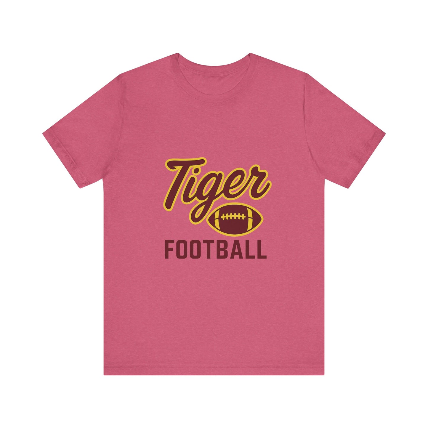 "TIGER FOOTBALL" Unisex Jersey Short Sleeve Tee- 7 color options