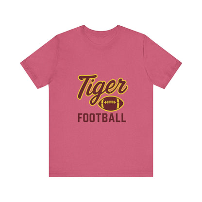 "TIGER FOOTBALL" Unisex Jersey Short Sleeve Tee- 7 color options