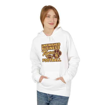 "Unfinished Business TIGER FOOTBALL"  Unisex Midweight Softstyle Fleece Hoodie - 6 color options