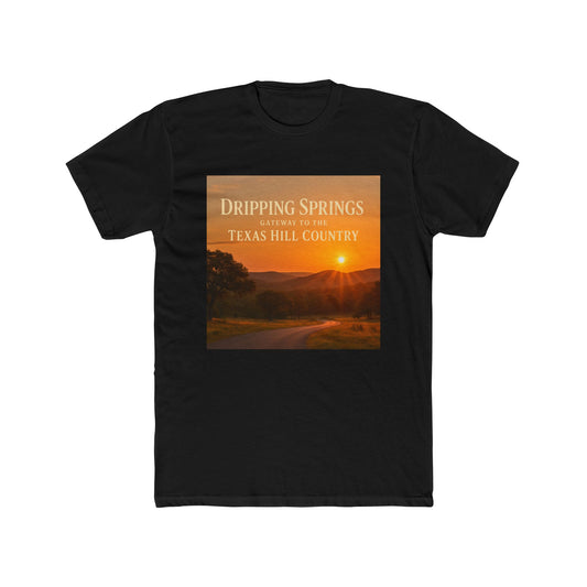 Dripping Springs Horizon Tee — Scenic Sunset Crewneck T‑Shirt