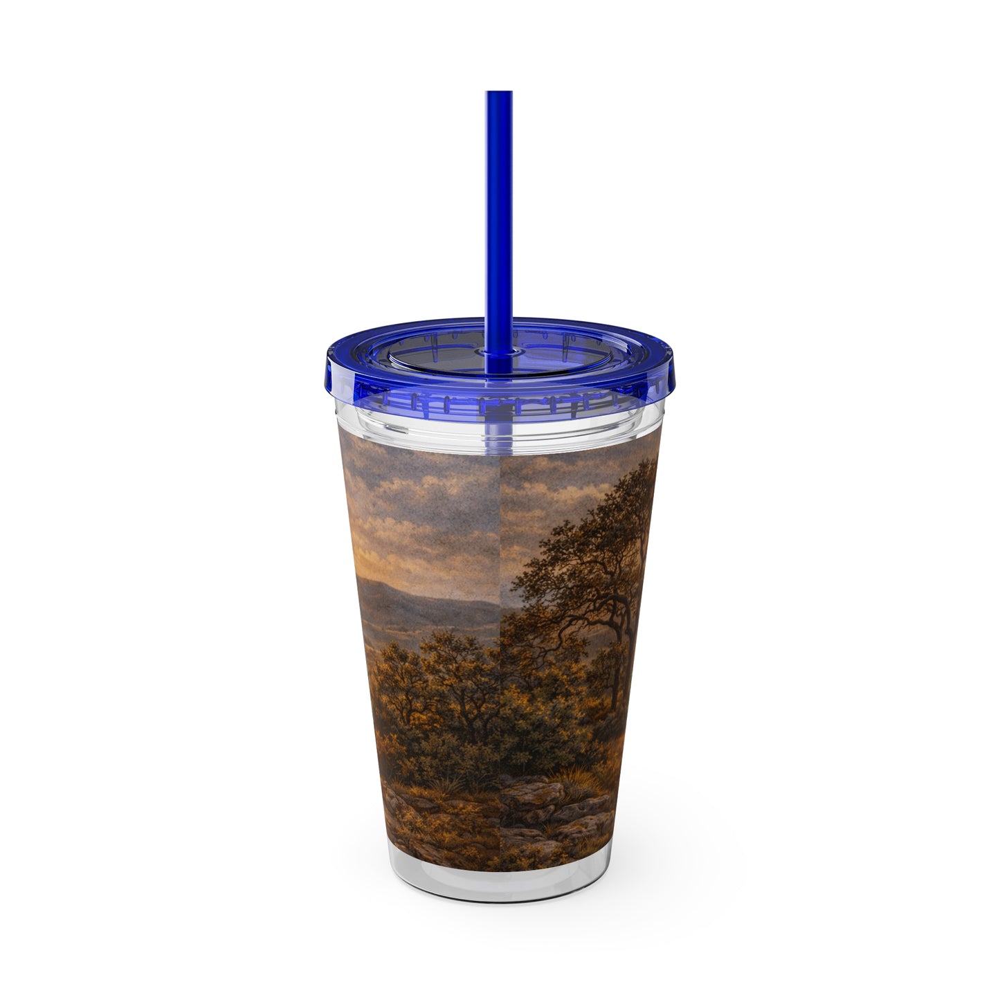 Hill Country Coffee Company 16oz Tumbler with Straw — Iced Coffee Travel Cup