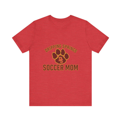 "SOCCER MOM" Unisex Jersey Short Sleeve Tee, 9 color options