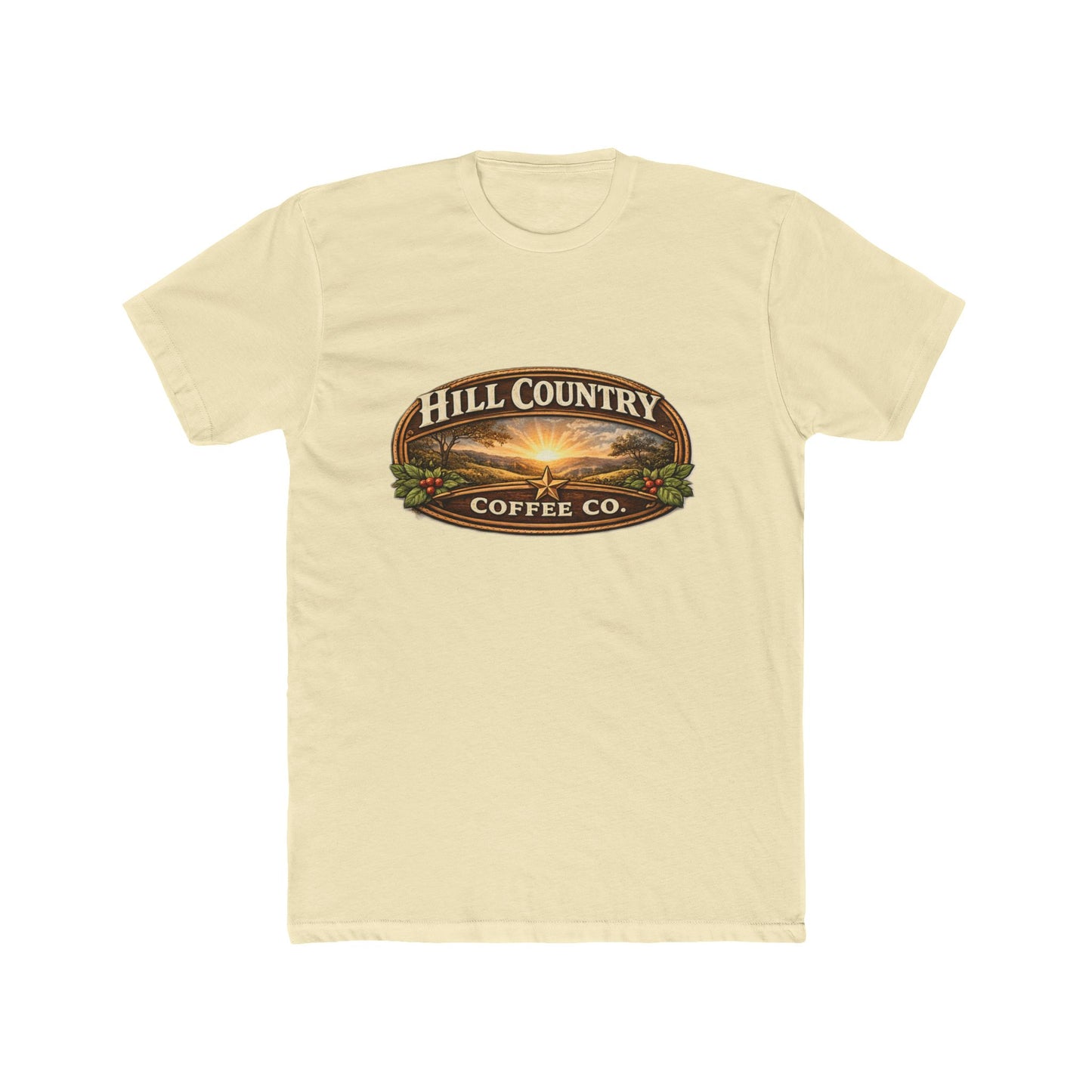 Hill Country Coffee Company Tee — Coffee Shop Logo T-Shirt
