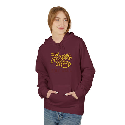 "TIGER FOOTBALL"  Unisex Midweight Softstyle Fleece Hoodie- 6 color options