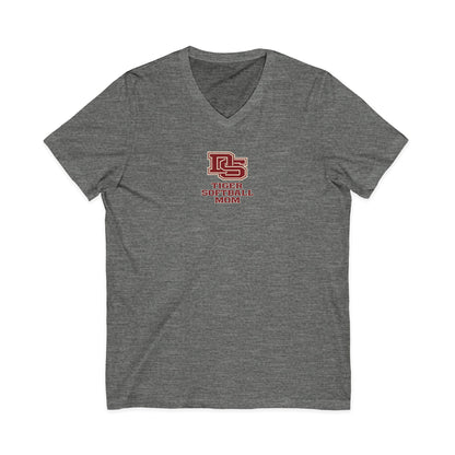 Baseball Mom V-Neck Tee — 'Tigers'