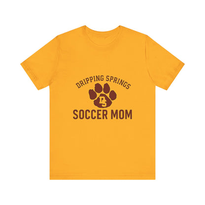 "SOCCER MOM" Unisex Jersey Short Sleeve Tee, 9 color options