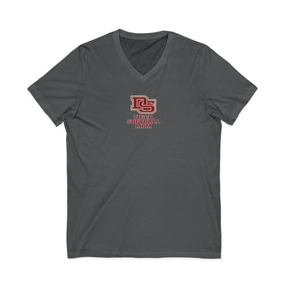 Baseball Mom V-Neck Tee — 'Tigers'