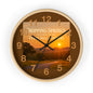 Dripping Springs Sunset Wall Clock — Texas Hill Country Scenic Clock