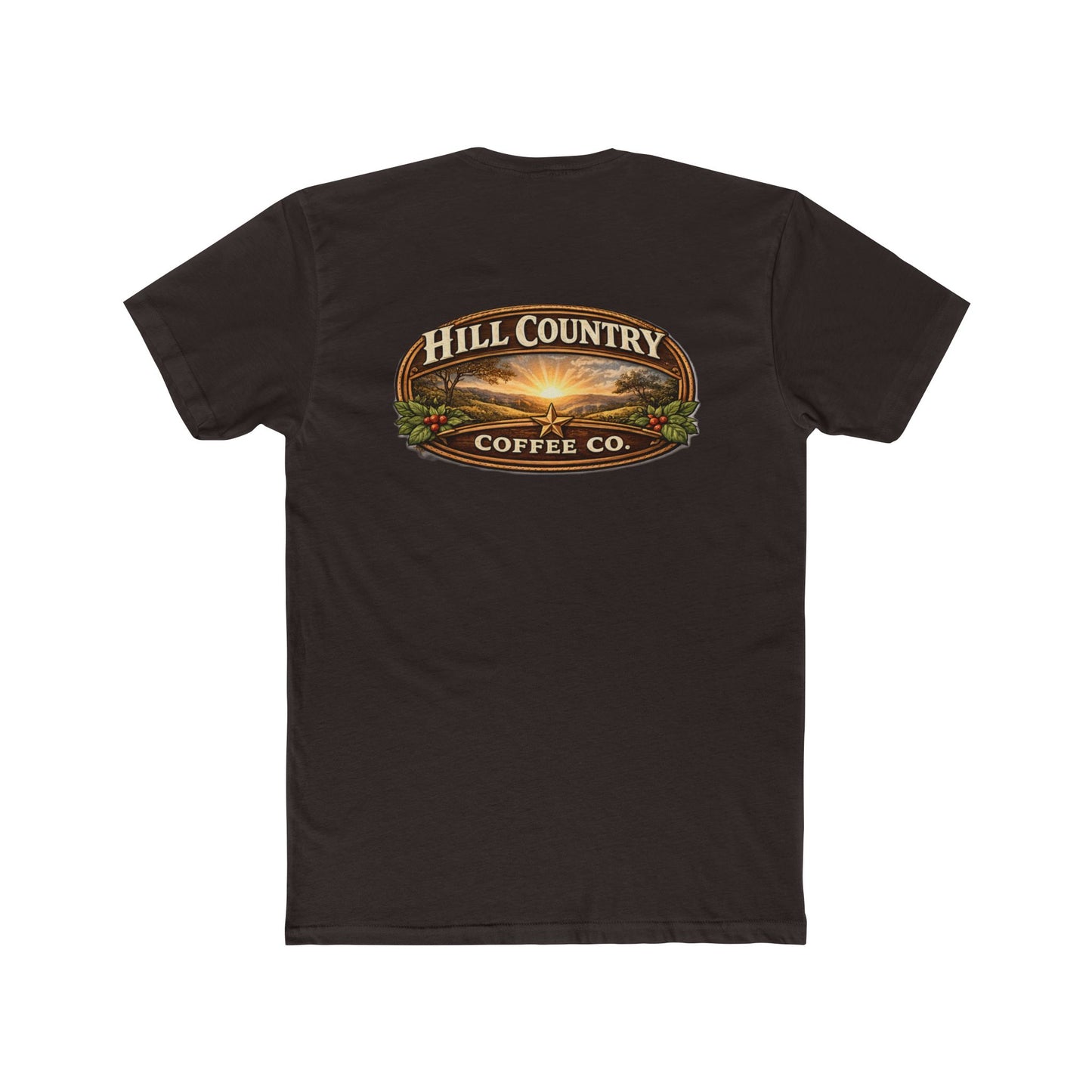 Hill Country Coffee Company Tee — Coffee Shop Logo T-Shirt #2